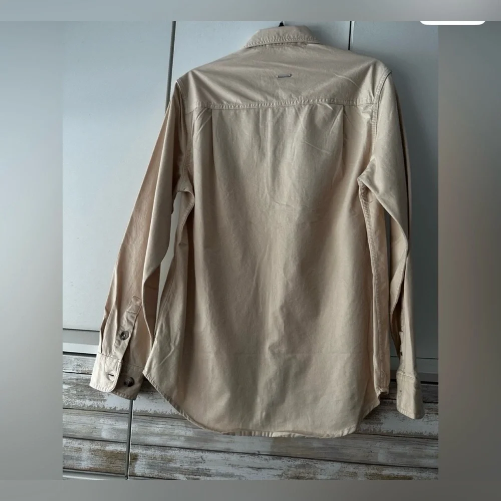 🤍🌾 Denim & Flower Ricky Singh Utility Jacket NWT Button Front Overshirt 🤍🌾